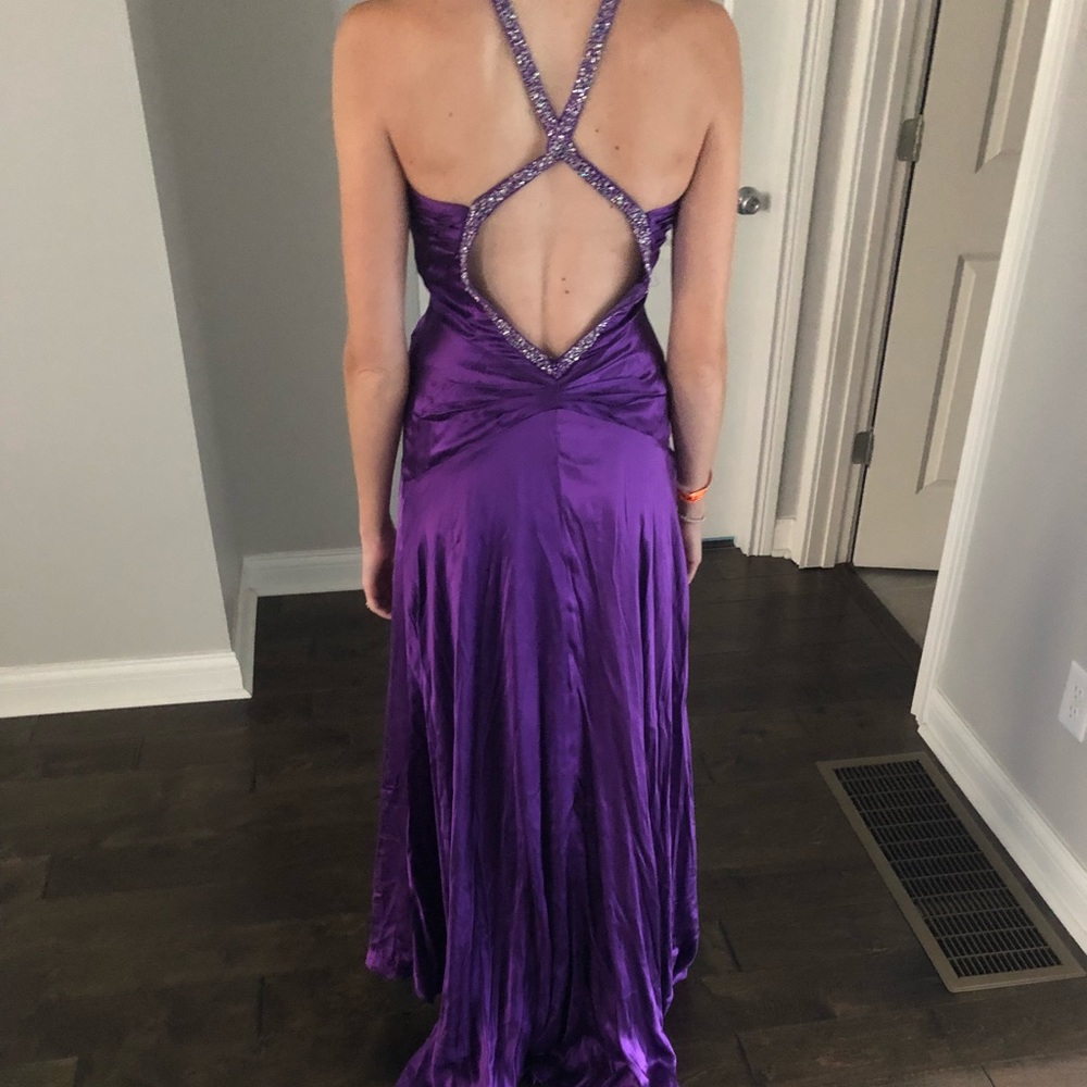 Purple prom dress size 4